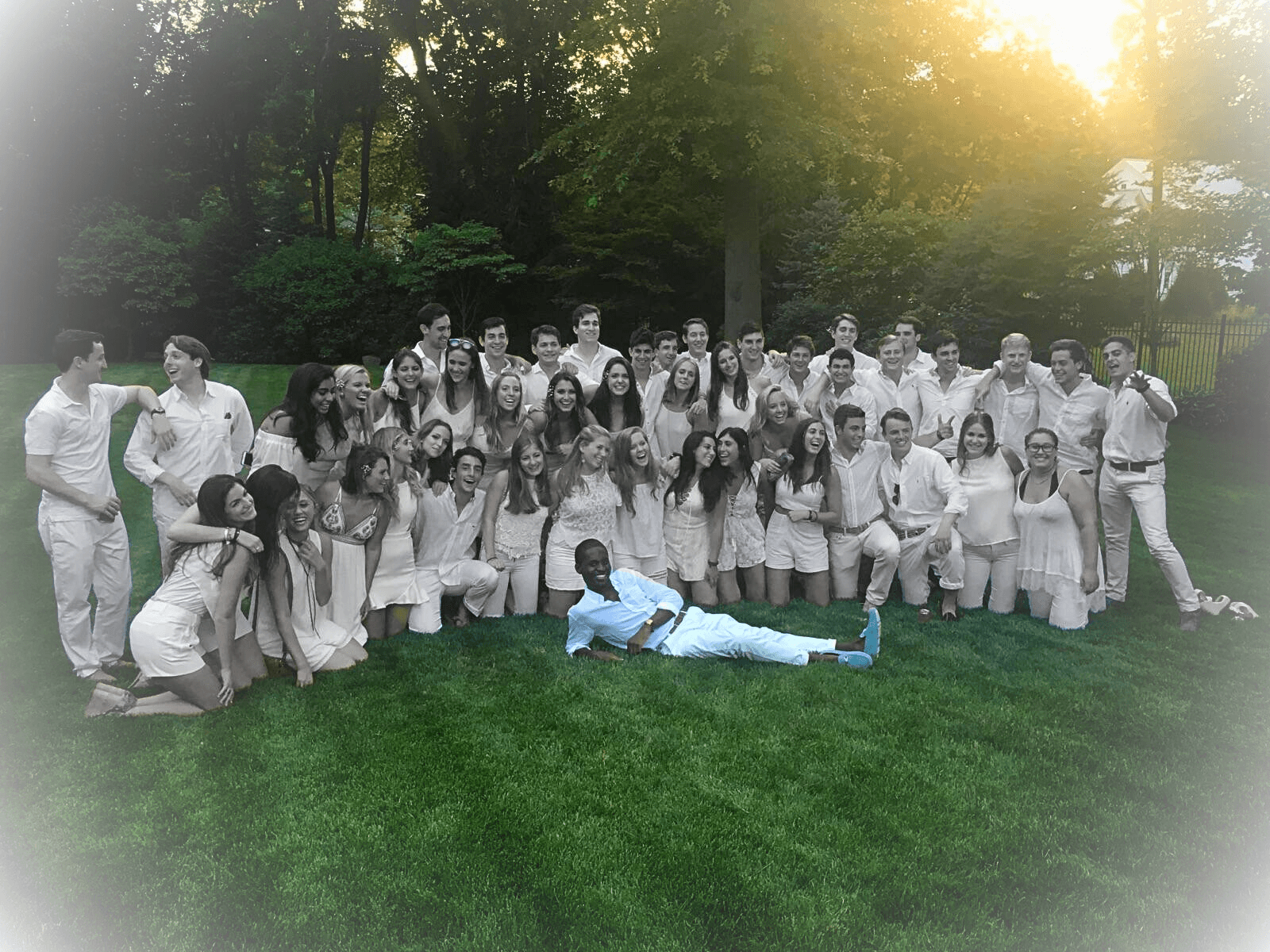 Melle Sanda with friends